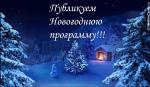 Друзья! Публикуем Новогоднюю программу!